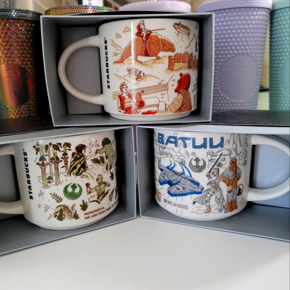NWT Starbucks Been There Star Wars Series Mugs - LIMITED EDITION